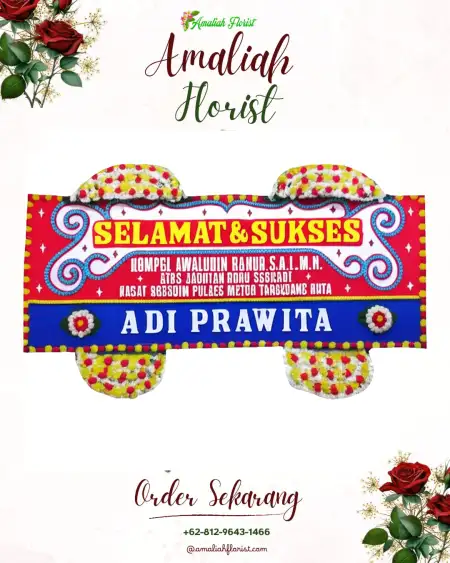 Papan Bunga Ucapan Selamat Kratonan